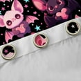 thumbnail image 5 of Feelyou Kawaii Pink Bat Black Out Curtains for Kids, Magic Romantic Animal Curtains Pack of 2 (42x63 Each), Cartoon Stars Print Bedroom Curtains, Window Curtains Decor, 5 of 7