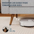thumbnail image 3 of 65.4" Loveseat Sofa, Comfy Grey Linen - Mid-Century Modern Small Couch with Spring Cushion, Solid Wood Frame, Tool-Free Assembly - Perfect for Living Room, Bedroom, Office, 3 of 8