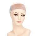 thumbnail image 2 of GEX Bandeau Flexible en Velours pour Perruque et Cheveux Réglable (Crème), 2 of 5