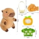 thumbnail image 3 of Set de peluche Kireidane Capybara con 7 prendas y accesorios, 3 of 8