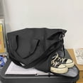 thumbnail image 2 of Sport-Turnbeutel Bolsa de transporte Oxford impermeable con diseño de correa para carrito para mujeres y hombres (negro), 2 of 9