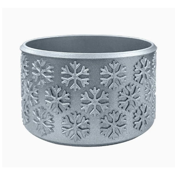 Funda protectora con diseño de copo de nieve, cubierta anticaída de silicona for taza Ice Ba, adecuada for varios tipos de tazas, cubiertas de silicona