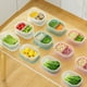 thumbnail image 4 of Bearachild Organizador de refrigerador, caja apilable para lavar frutas y verduras, cajón de doble capa, contenedor separado, ensaladera Organizadores de utensilios de cocina Verde Bearachild HA009436-02, 4 of 6