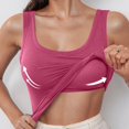 thumbnail image 2 of XIAONU Womens Ribbed Padded Tank Top Scoop Neck Slim Fit Daily Wear Undergarment, 2 of 4