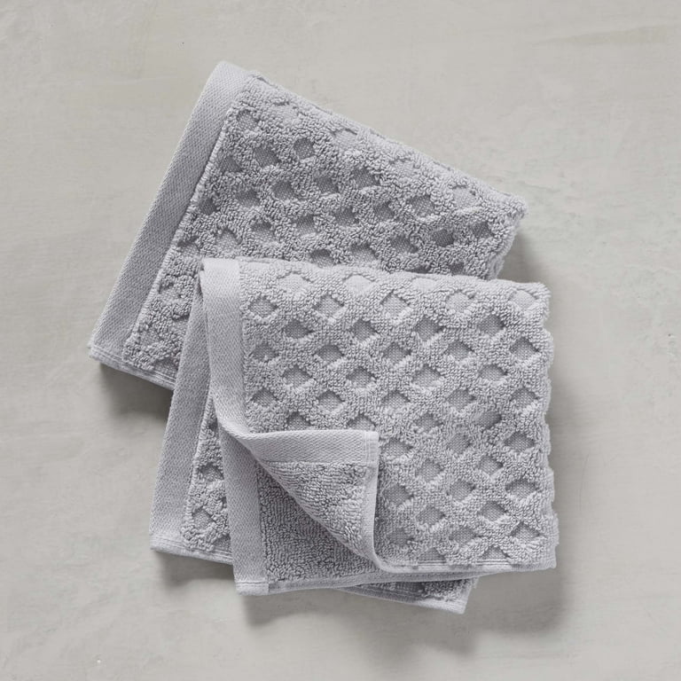 Better Homes & Gardens Signature Soft Textured 8 Piece Towel Set, Arctic  White