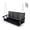 Black, variant on Innovaze 5 ft Outdoor Wooden Porch Swing, Heavy Duty 880 LBS, All-Weather resistant for Patio, Garden (Deep Brown, 3-seater)