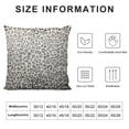 thumbnail image 5 of ARISTURING  Leopard Print Grey Scale Pattern Pillow Covers Animal Texture Decorative Throw Pillow Covers Cushion Case for Home Sofa Couch Decoration, 5 of 5