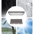 thumbnail image 5 of Rungungde Patio Swing Canopy - for 3 Person Swing, Oxford Cloth Waterproof Swing Canopy Replacement, Swing Top & Seat Cover Set, Swing Sun Shade Awning Cover Outdoor Patio Swing Canopy (Gray), 5 of 6