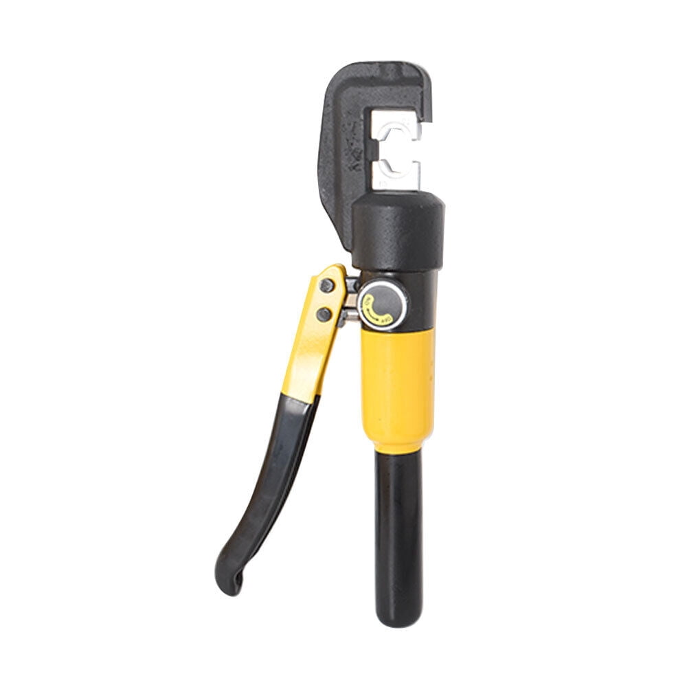 EPOTOOR 10 Ton Hydraulic Crimper Crimping Tool Wire Battery Cable Lug Terminal W/ 8 Dies