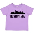 thumbnail image 3 of Inktastic Boston Massachusetts Skyline City Silhouette Boys or Girls Toddler T-Shirt, 3 of 5