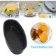 thumbnail image 5 of Toystoory Molde antiadherente para pasteles, molde para hornear con forma ovalada, bandeja para pasteles de acero al carbono, horno de cocina, negro, 5 of 6
