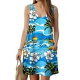 thumbnail image 7 of vigerkar Sundresses for Women 2025 Casual Loose U Neck Sleeveless Flowy Beach Dresses with Pockets Summer Cover Up Clothes Sky Blue, XL, 7 of 7