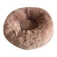 thumbnail image 3 of Cama para gatos, cama para cachorros, larga, de felpa, de tela PP, lavable, cálida, para dormir, redonda, con cojín en forma de dona, para gatitos,, 3 of 8