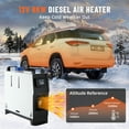 thumbnail image 4 of EastVita 12V 8KW Diesel Air Heater,Remote Control and LCD Display Diesel Heater with Silencer,Fast Heating Diesel Heater for Car RV Trailer Van Boat and Trailer, 4 of 9