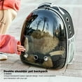thumbnail image 4 of Transparent Space Capsule Pet Backpack for Small Dogs Cats - Airline Approved Travel Carrier, 4 of 5