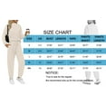 thumbnail image 5 of MOSHU Two Piece Sets for Women Casual Lounge Sets Mock Neck Sweatshirts and Drawstring Jogger Pants Vacation Travel Outfits, 5 of 7