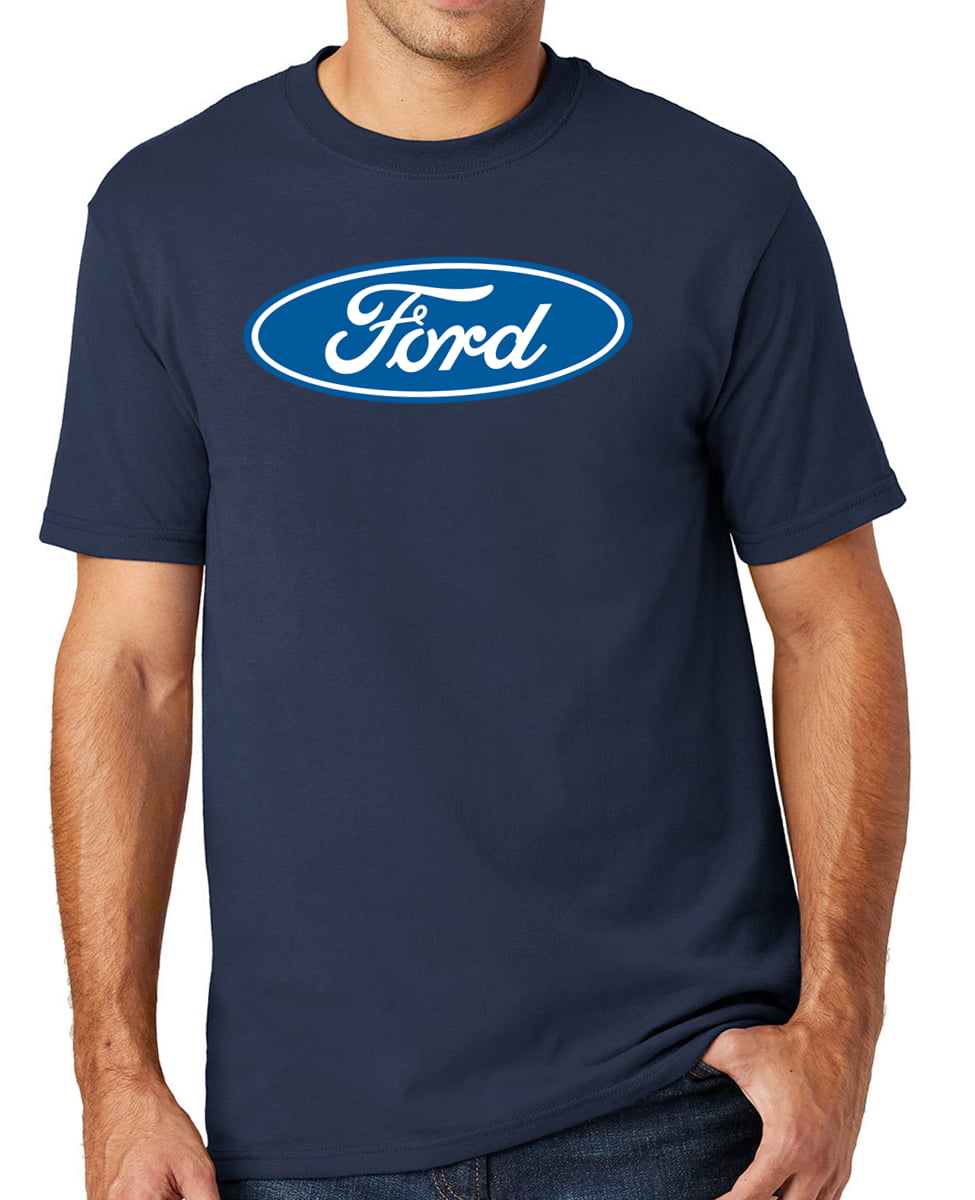 Ford Motor Company Logo Navy Heather Men's Big & Tall T-Shirt New
