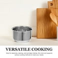 thumbnail image 2 of Rice Cooker Inner Pot Universal Stainless Steel Replacement Electric Cooker Liner Pot For Boiling And Porridge Cooking 2L, 2 of 8