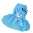 thumbnail image 3 of Methold Ropa para mascotas Chaleco con lazo de gasa Vestido Disfraz Regalo Ropa para mascotas Azul XS, 3 of 6