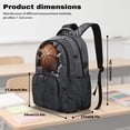 thumbnail image 7 of DISNIMO 17 Inch School Backpack Basketball Print Lightweight Student Bookbag for Primary Middle School Students 17 Inch Large Backpack with Adjustable Padded Straps, 7 of 7