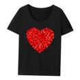 thumbnail image 1 of Camiseta de Mujer con Cuello Redondo, Corte Regular, Streetwear, Camiseta Básica Moderna para Salidas L, 1 of 9