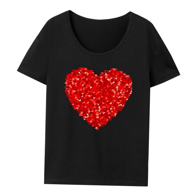 Camiseta de Mujer con Cuello Redondo, Corte Regular, Streetwear, Camiseta Básica Moderna para Salidas L