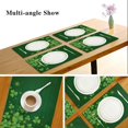 thumbnail image 6 of Wooden Shamrocks Placemats Set of 6, Washable Table Place Mats for Kitchen Dining Home Table Decoration 12 x 18 inches, 6 of 6