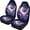 Butterfly Moon, variant on XYZCANDO White Horse and Floral Pattern Car Seat Covers for Woman Comfortable Car Front Seat Covers Non-Slip Elastic, for Sedan Van Auto