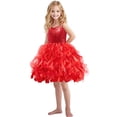 thumbnail image 5 of Duryarhall Tutu Dress for Girls Sparkly Sequin Tulle Princess Birthday Party Dress for Toddler Girls Prom Ball Gown, 4-12T, 5 of 5