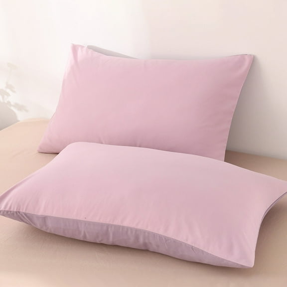 Honeeladyy Queen Bed Pillowcases 1 Pack, Solid Color Super Soft Skin-friendly Breathable Shrinkage and Fade Resistants Luxury Fiber Pillow Cases for Bedroom Hotel Dorm, 20x30 Inches