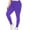 Purple, variant on Seductiva YOGA Lightweight Women's Solid Color Fashionable Casual Sports Lifting High Yoga Pants Plus Size High Waist Yoga Pants Sweatpants Summer 1PC