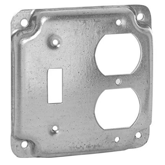 Hubbell Raco 906C Cover Square Duplex & Toggle