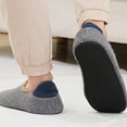 thumbnail image 2 of Mens Cozy Soft Sole Slipper Socks With Non Skid Bottoms, Warm Slipper Socks With Grippers For Men, Fuzzy House Slippers, 2 of 5