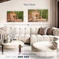 thumbnail image 4 of Elephant Stock Motherly Lioness Wall Art - Horizontal Multi Panel Canvas - Living Room Wall Decor - Animal Multi Panel - Beige And Brown Decor - 45" x 28", 4 of 8