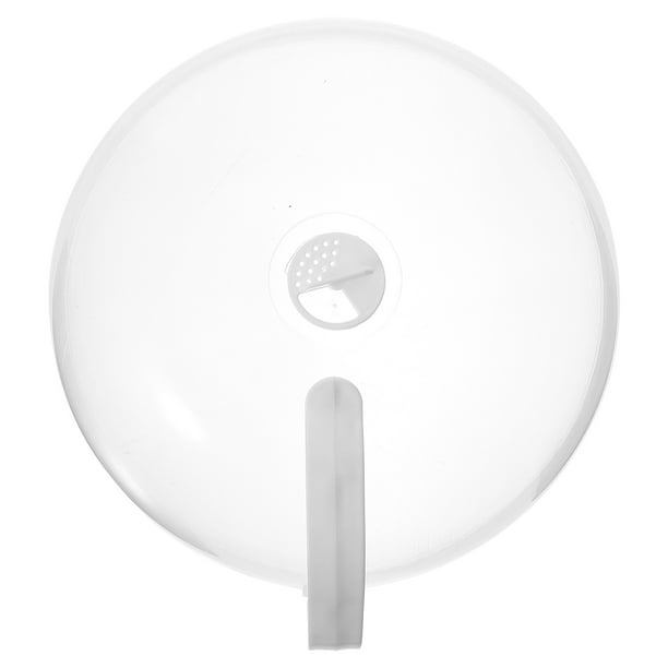 Cubierta de salpicadura de microondas cubierta de horno de microondas Tapa de protección con orificio de drenaje para alimentos