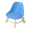 thumbnail image 3 of GUOOL Chaise à Roulettes Tabouret de Pédicure Rotatif à 360 Degrés Bleu, 3 of 9
