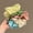Cream, variant on Macaroon plain series head rope simple hair band spring and summer new cool feeling cloth intestinal ring versatile pill hair rope