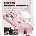 thumbnail image 5 of for iPhone 13 and iPhone 14 Magsafe Case, 6.6ft Drop Protection, Full Body Screen Camera Protective Phone Case, Pink, 5 of 13