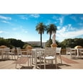 thumbnail image 4 of Siesta ISP164-WHI 31 in. Ares Resin Square Dining Table  White, 4 of 9