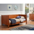 thumbnail image 2 of Alpine Furniture Flynn Mid Century Modern Twin Size Day Bed in Acorn Brown, 2 of 8