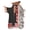 Black & Silver with Red, variant on Hilason Handmade Genuine Leather Chaps Adult Handtooled Rodeo Bull Riding
