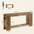 thumbnail image 3 of Tribesigns 70.9" Long Console Table with Storage, Narrow Wooden Entryway Table, Farmhouse Sofa Table Behind Couch, 3 of 8