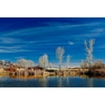 thumbnail image 3 of Susan Vizvary Photography 18x13 Black Modern Framed Museum Art Print Titled - White Reflecting Trees, 3 of 5