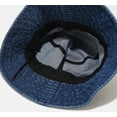 thumbnail image 3 of CoCopeaunt Unisex Denim Bucket Hat Retro Sun Hat Sun Protection Soft Wide Brim Fisherman Hat Caps for Women Men 2023, 3 of 4