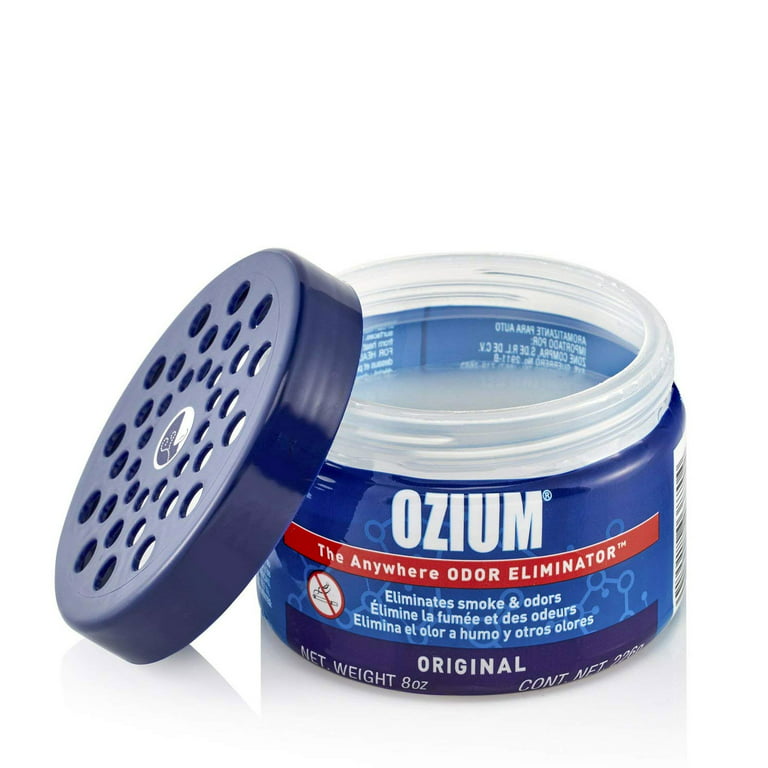 Ozium Smoke & Odors zRHXS Eliminator Gel. Home, Office and Car Air  Freshener, 4.5 oz (2 Pack)