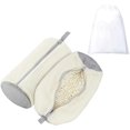 thumbnail image 1 of HAYAN2 Pcs Shoe Washing Bags and 1 Piece Dustproof Bag, Dryer Bag for Sneakers,Sneaker Cleaning Bag, Laundry Shoe Bag for Washer and Dryer, Sneaker Washing Machine Bag(White), 1 of 1