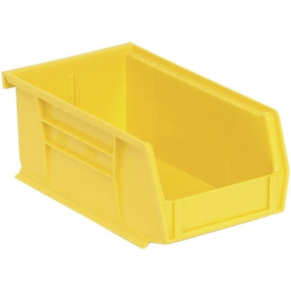 Ultra Stack & Hang Bin, Yellow - 7.37 x 4.12 x 3 in.