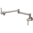 thumbnail image 1 of Grifo de cocina de acero inoxidable Laklulu S304, grifo de cocina para fregadero de pared, grifo de agua fría individual, grifo plegable para lavabo, grifo de doble interruptor, dibujo, 1 of 5