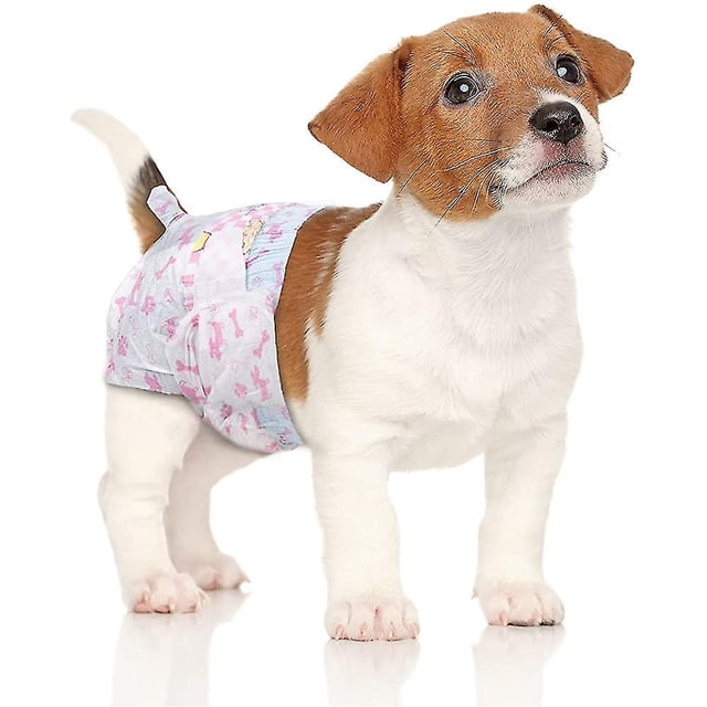 Pañales desechables para perros Afortunado 40 pzas media superabsorbente suave calefacción pis Sencillez