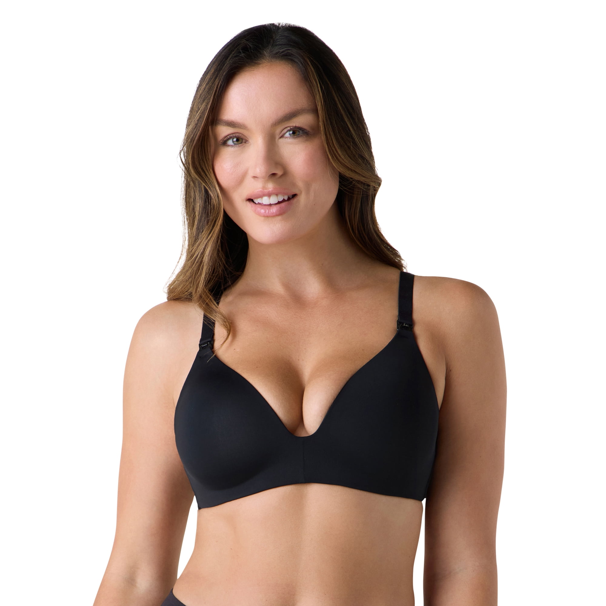Ingrid & Isabel For Every Belly Women's Maternity & Nursing Breastfeeding Absorbent Wire free Bra, SizesS-XXXL